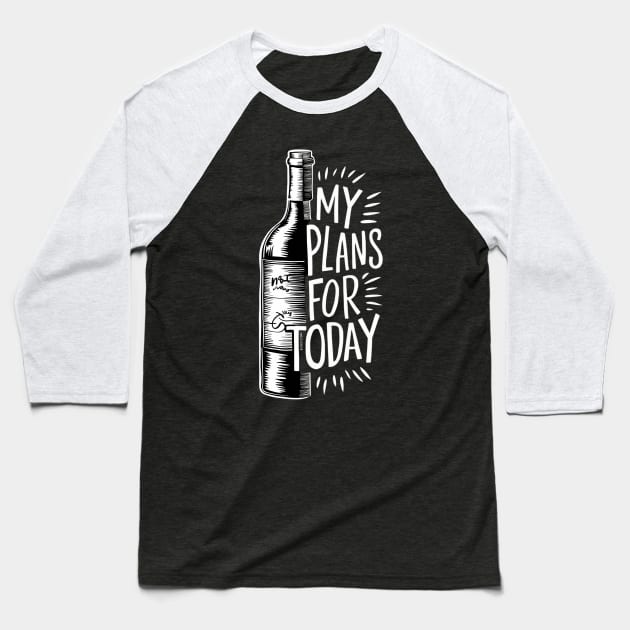 Wine lovers Baseball T-Shirt by UrbanBlend